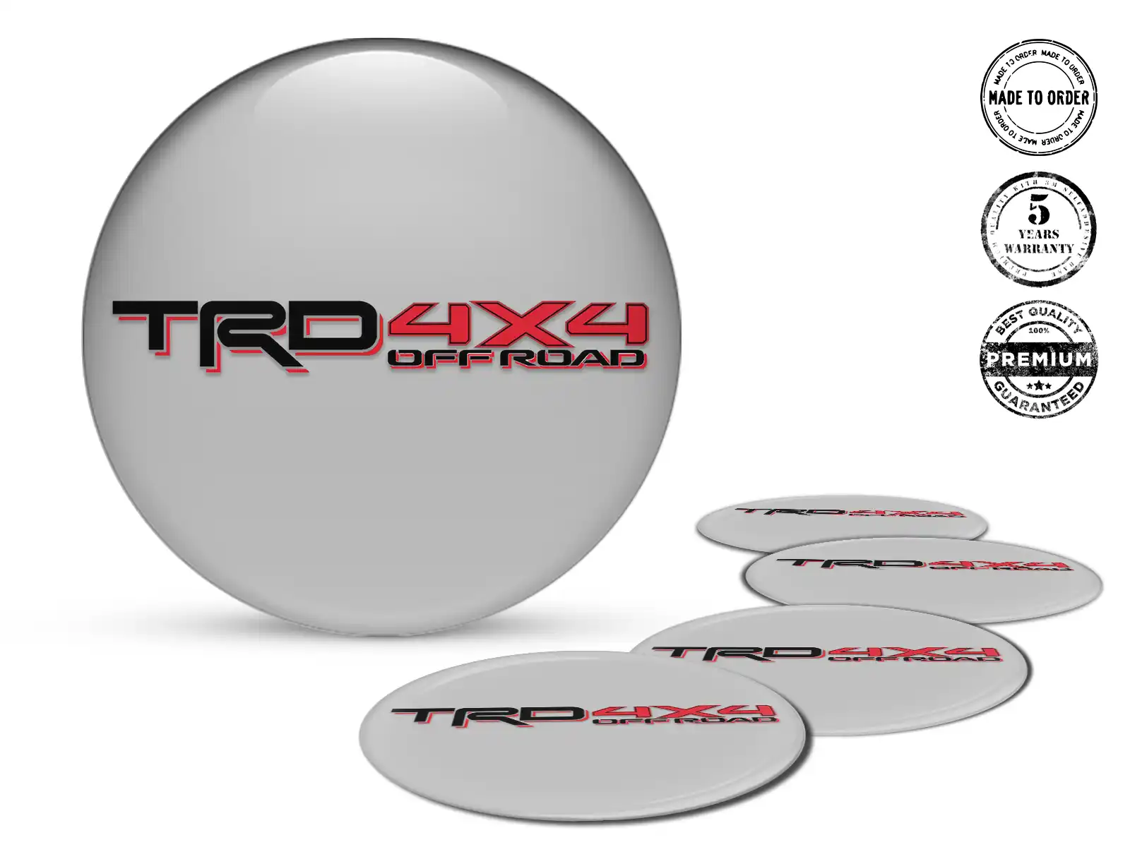 Toyota TRD Emblemas de Rueda Precisión Cascada Interestelar